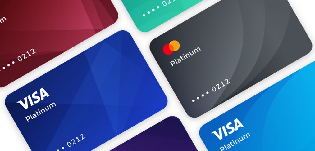 Credit card templates for Figma