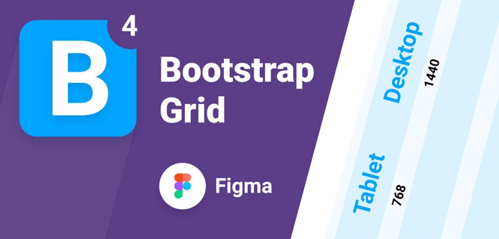 Bootstrap Grid v4 for Figma