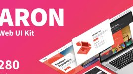 Aron – Figma Premium Web UI kit