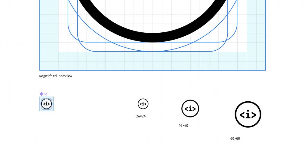 Figma icon creation template