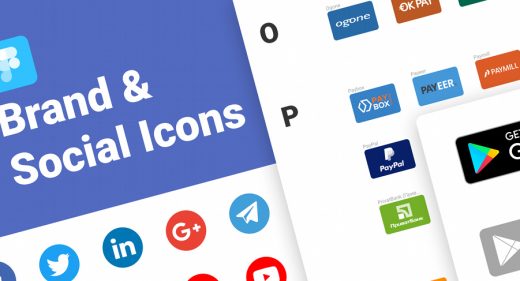 Brands and social icon for Figma