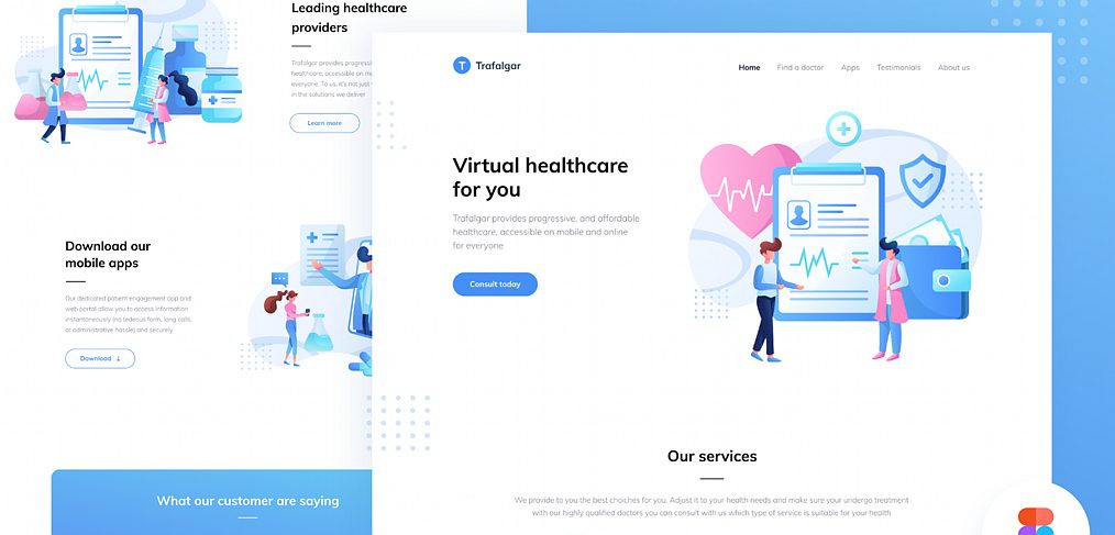 https://dribbble.com/shots/12514026--FIGMA-FREEBIE-Landing-page-for-a-healthcare-startup