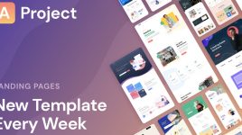AProject - Figma responsive landing pages