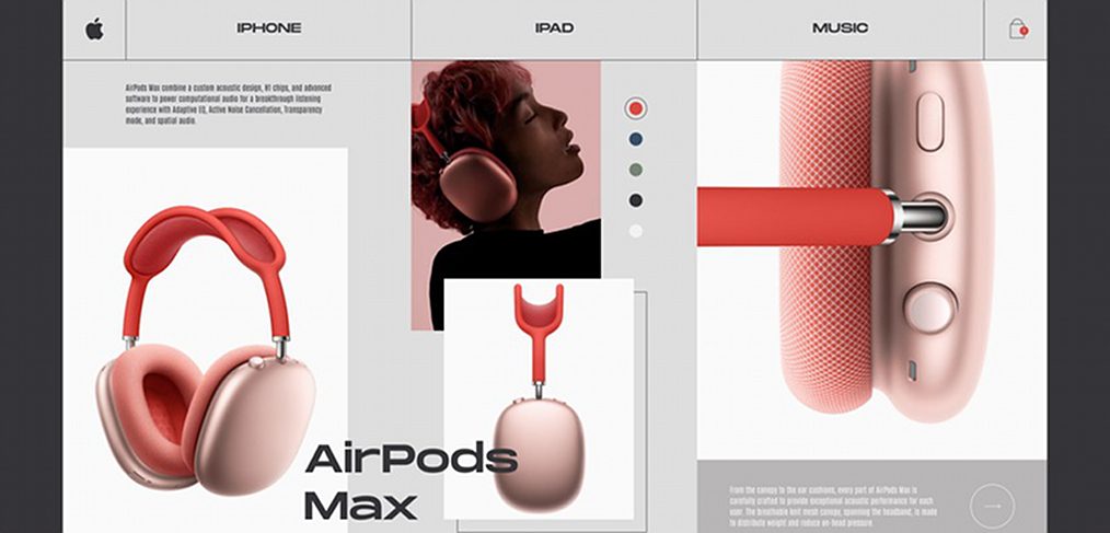 Apple AirPods Max Figma product card