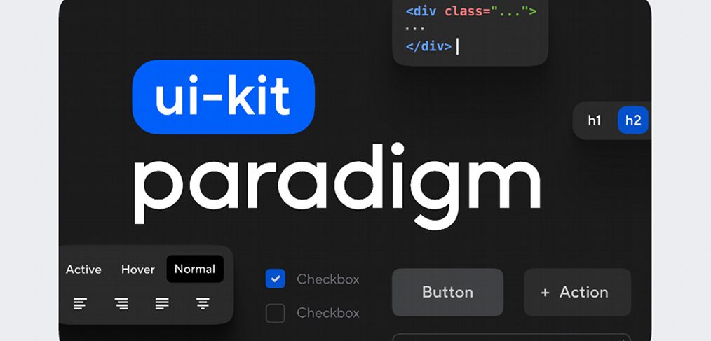 Free basic web Figma UI kit