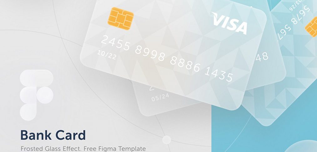 Free Figma Bank Card template