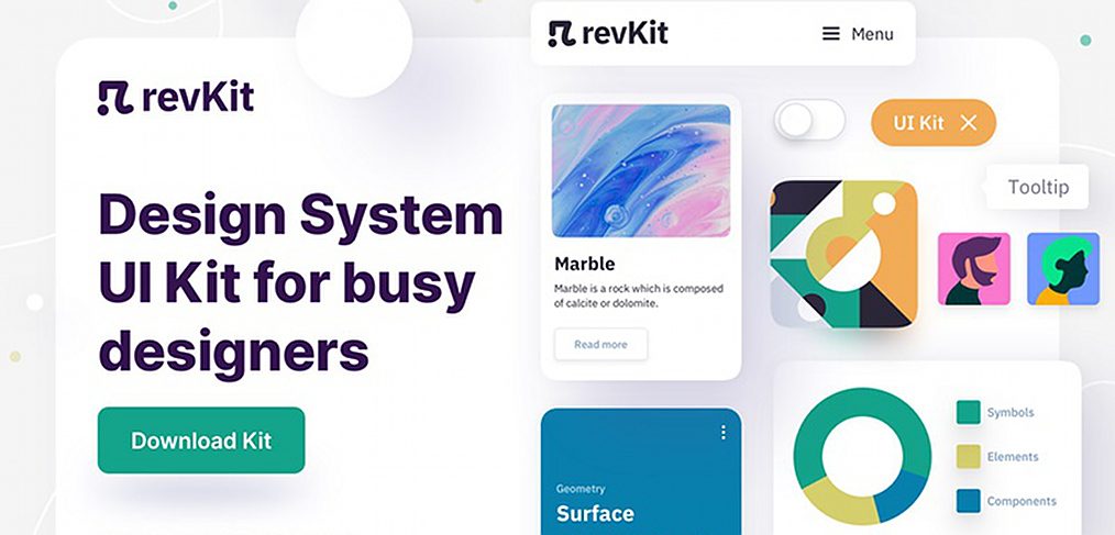 Revkit free Figma UI kit