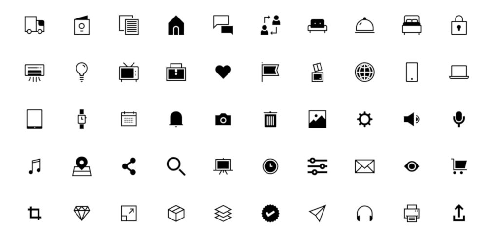 50 Free Figma generic icons