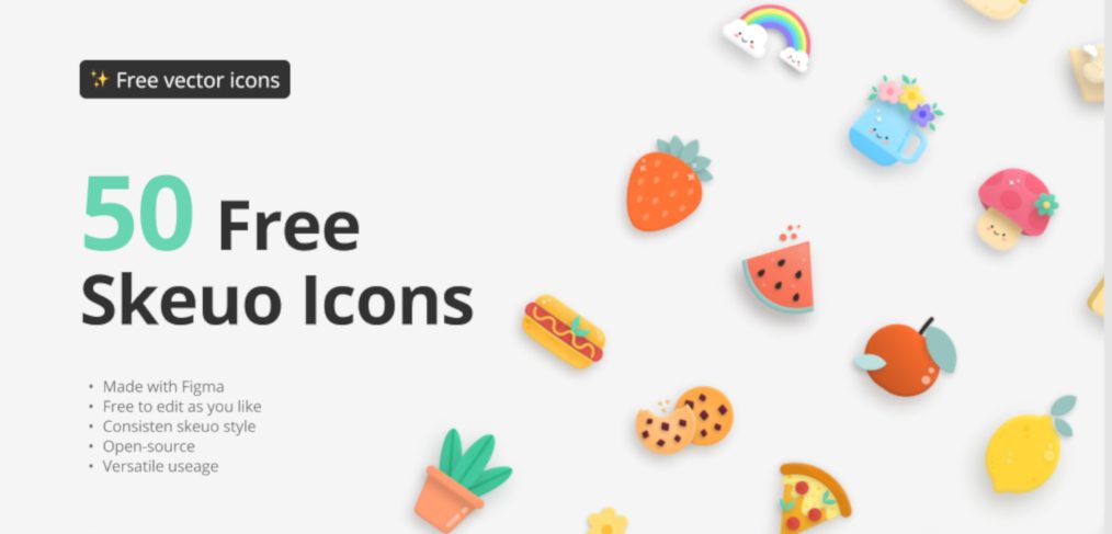 50 Free Figma skeuo icons