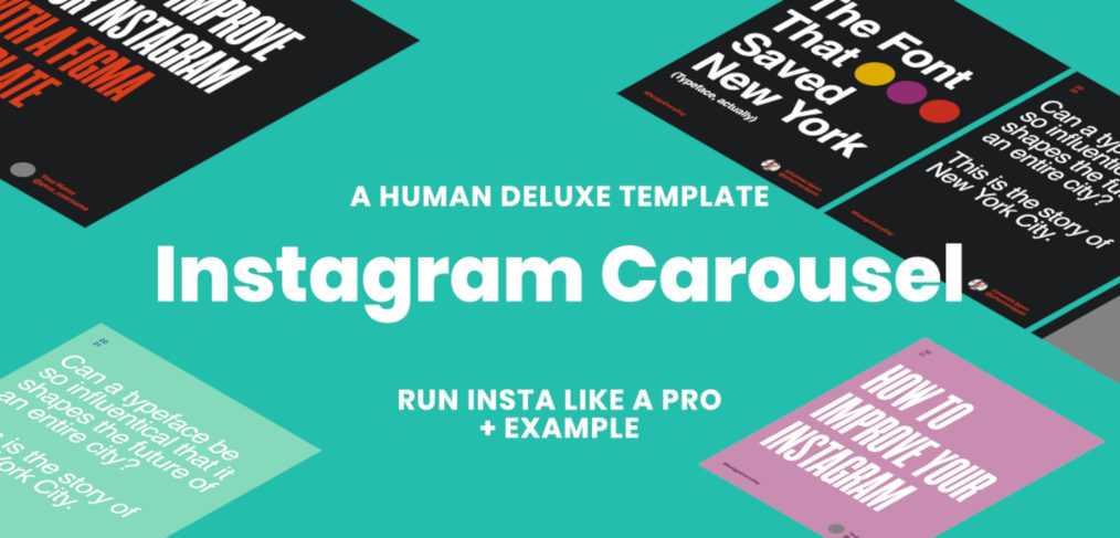 Figma Instagram carousel template