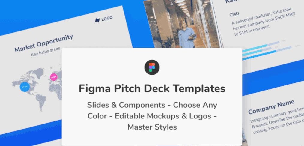 Figma Pitch Deck Presentation Templates