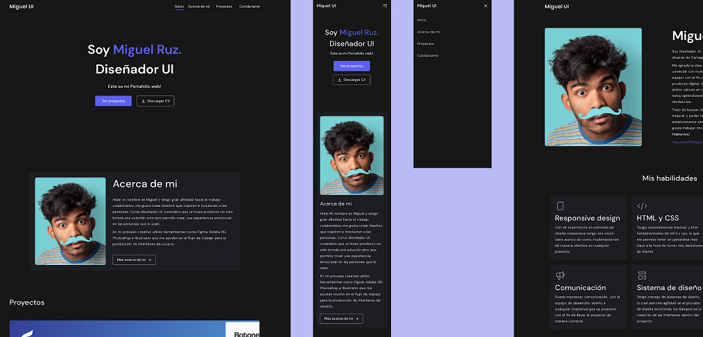 Figma responsive portfolio template