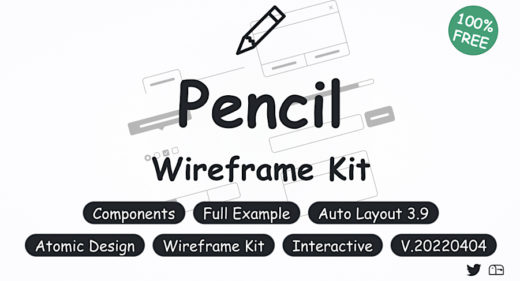 Pencil - Free Figma wireframe kit