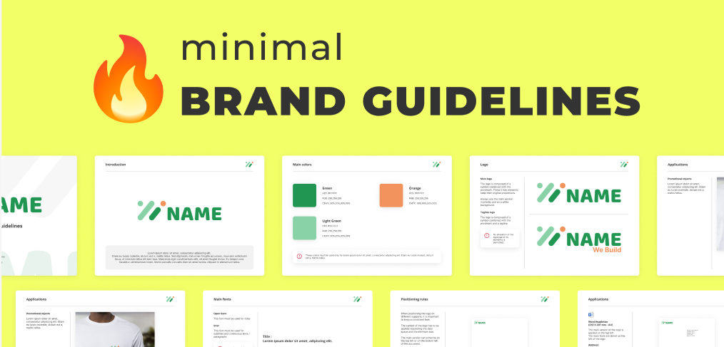 Figma brand identity presentation template