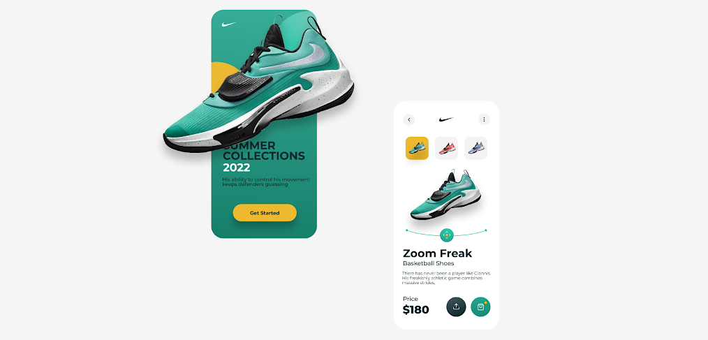 Nike Shoes App (Community) | Figma Community